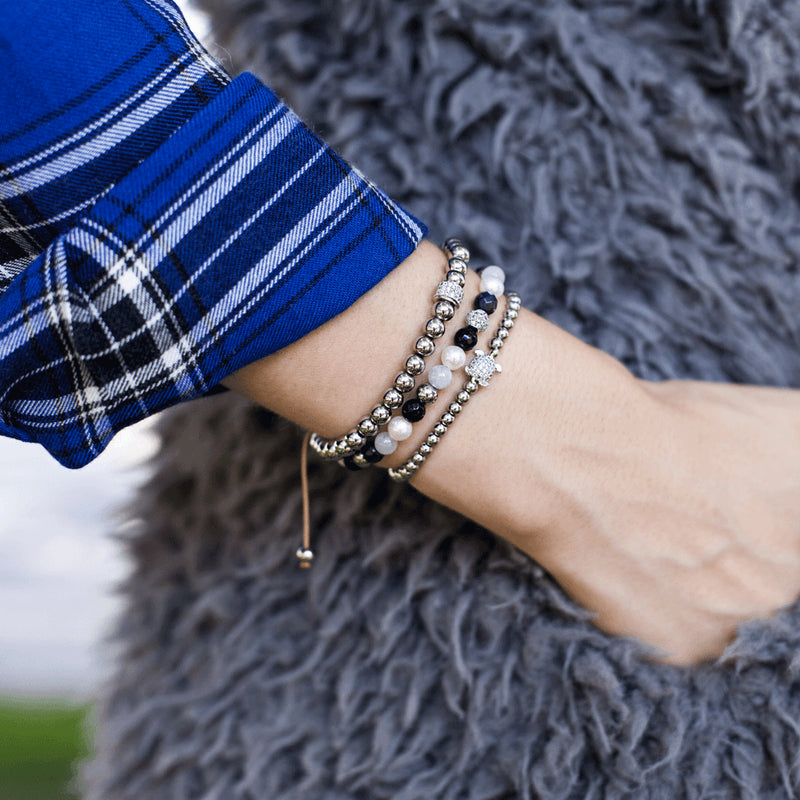 Mesmerizing | Silver | Crystal Pavé Expression Bracelet