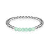 Proud | Silver | Green Turquoise | Gemstone Expression Bracelet