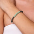 Proud | Silver | Green Turquoise | Gemstone Expression Bracelet