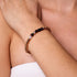 Satisfaction | 18k Rose Gold | Grey Line Agate | Gemstone Expression Bracelet
