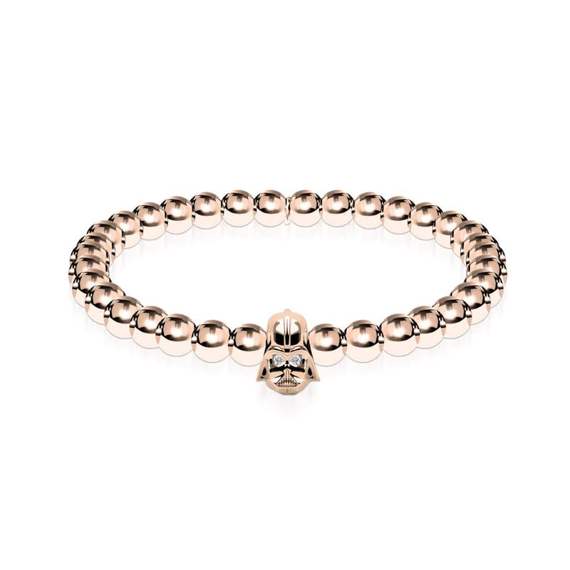 Vader | 18k Rose Gold | Crystal Charm Bracelet