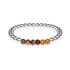 Wild | Silver | Red Picasso Jasper | Gemstone Expression Bracelet