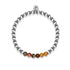 Wild | Silver | Red Picasso Jasper | Gemstone Expression Bracelet