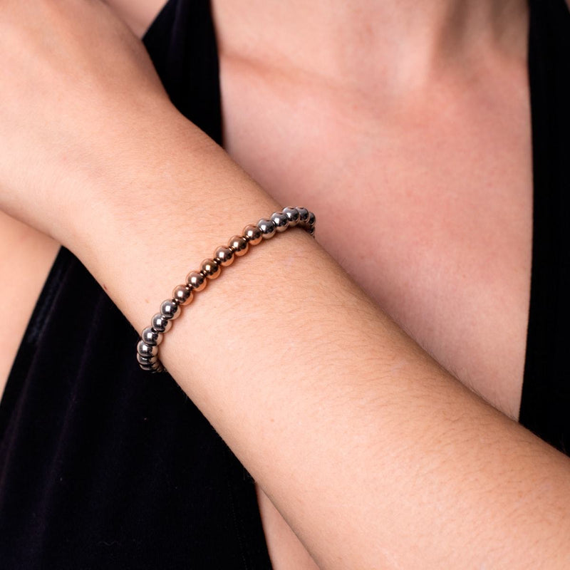 Wonder | Silver | 18k Rose Gold | Expression Bracelet