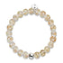 Alabaster | .925 Sterling Silver | Firefly Glass Bracelet