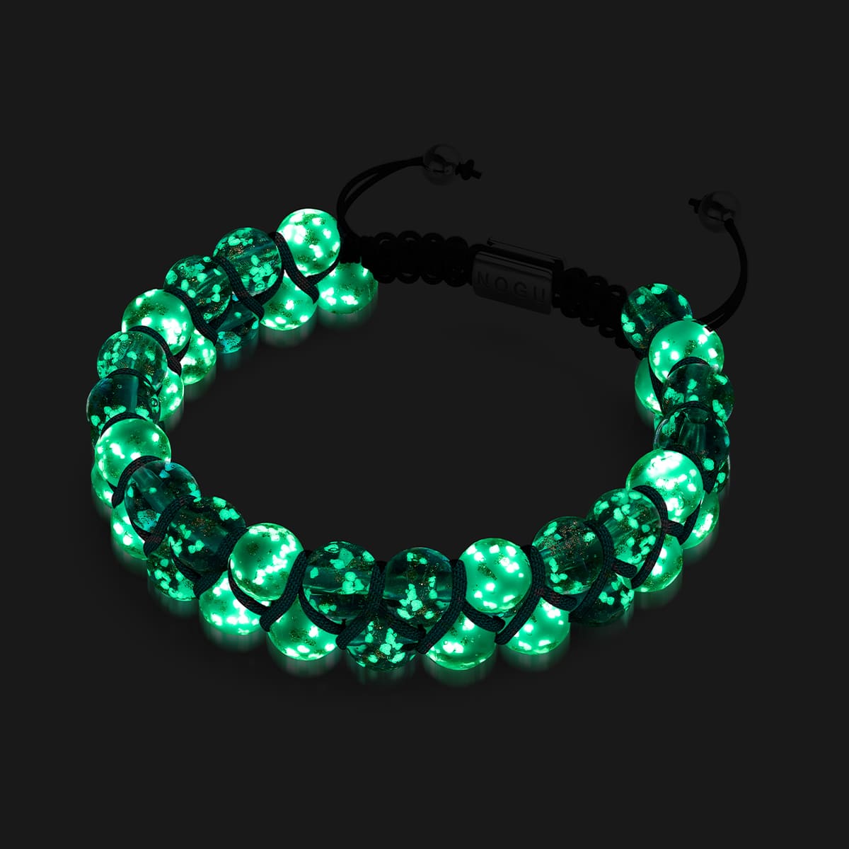 Firefly Glass Beads Nogu Glass Rainbow Chakra Clear Firefly Glass