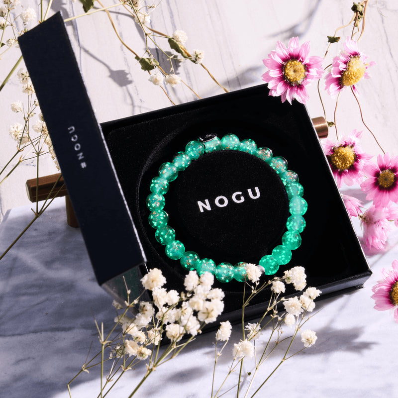 Cactus | .925 Sterling Silver | Firefly Glass Bracelet