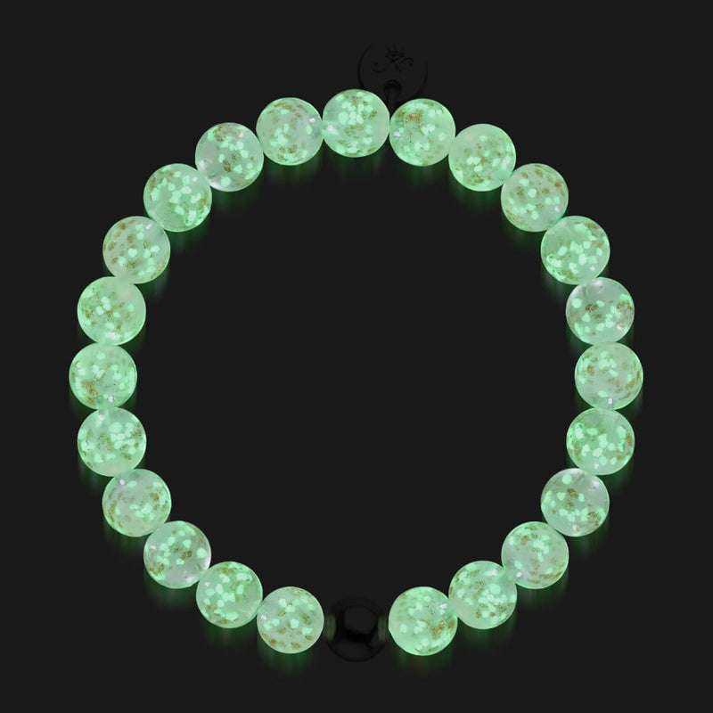 Guava | .925 Sterling Silver | Firefly Glass Bracelet
