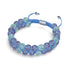 Indigo Glacier | Indigo x Arctic Blue | Double Firefly Glass Bracelet