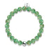 Kiwi | .925 Sterling Silver | Firefly Glass Bracelet