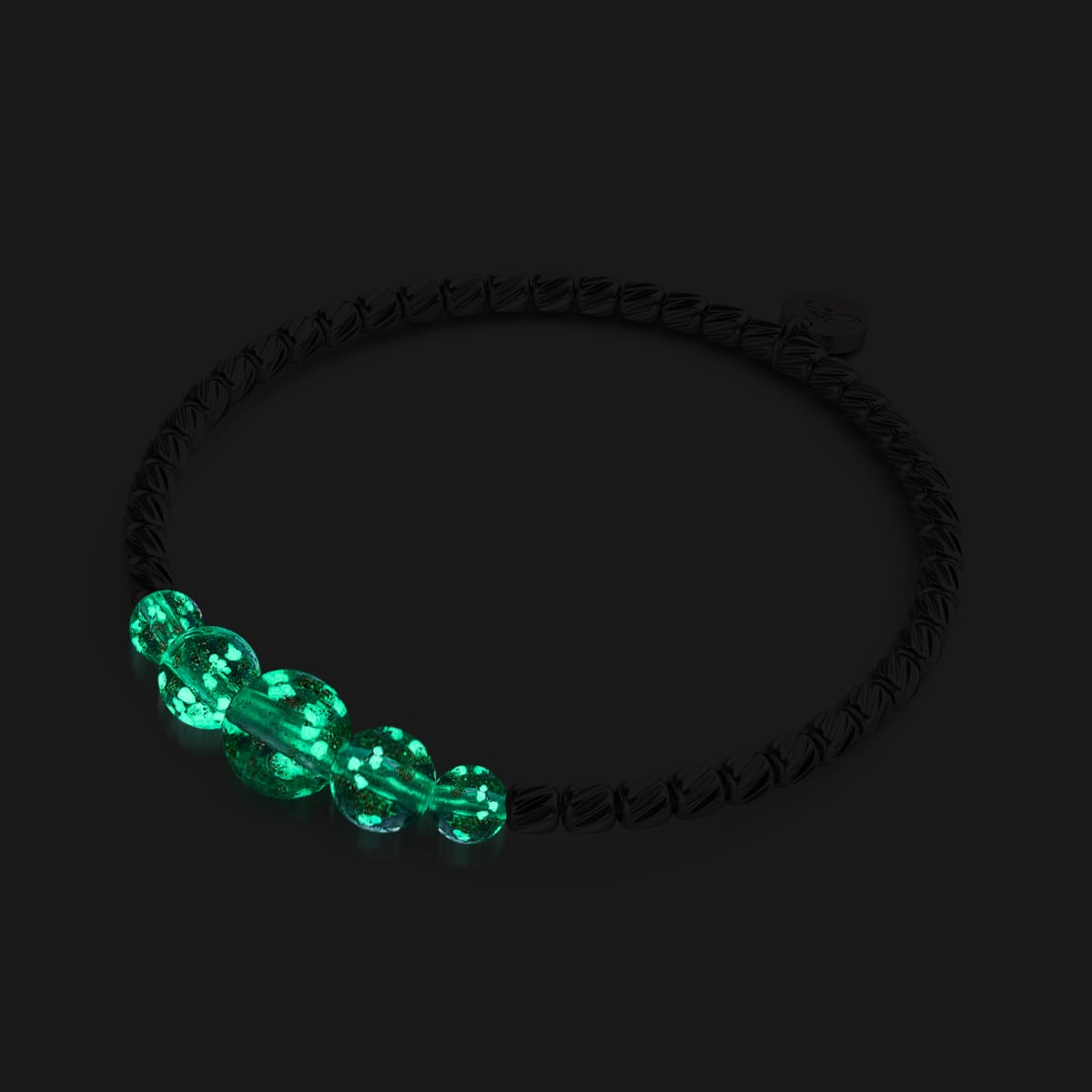 Lilac | Silver | Firefly Glass Cascade Bracelet