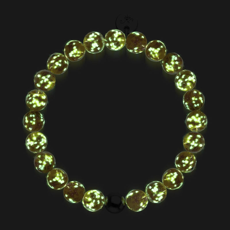 Mango | .925 Sterling Silver | Firefly Glass Bracelet