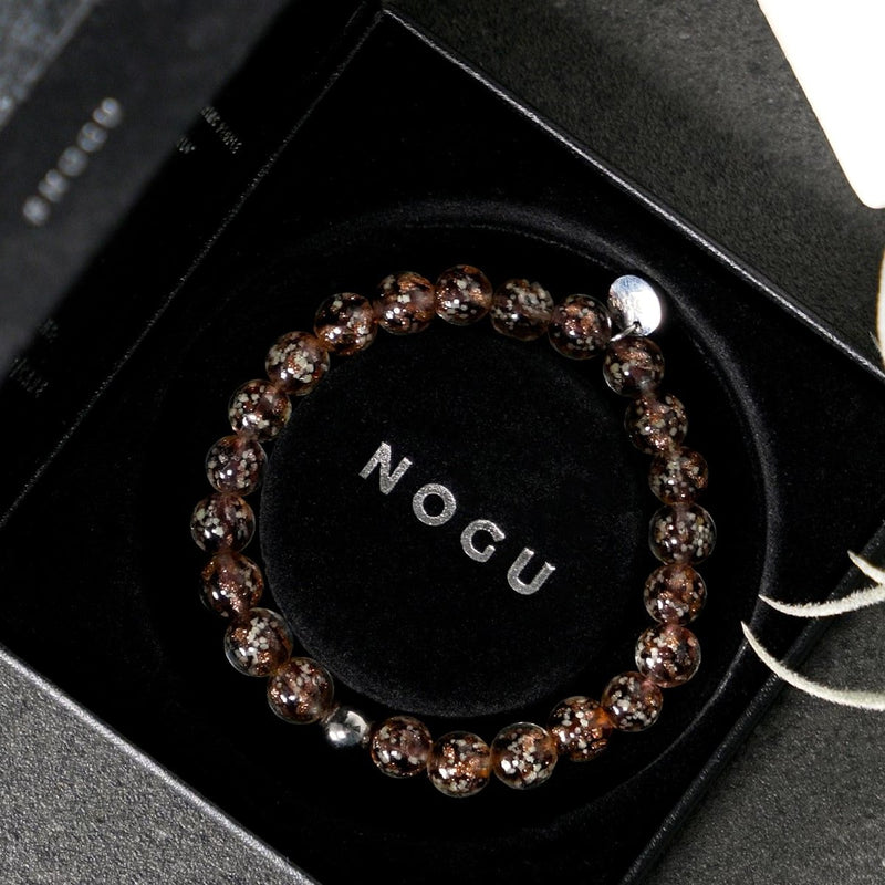 Merlot | .925 Sterling Silver | Firefly Glass Bracelet