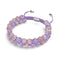 Purple Fields | Periwinkle x Lilac | Double Firefly Glass Bracelet