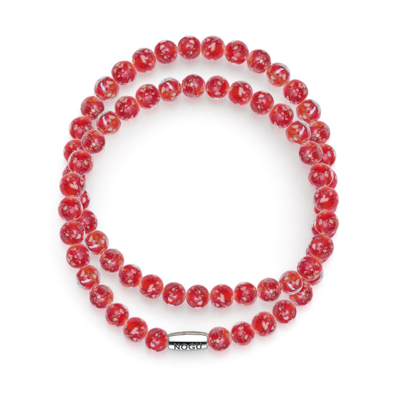 Ruby | .925 Sterling Silver | Firefly Glass Wrap