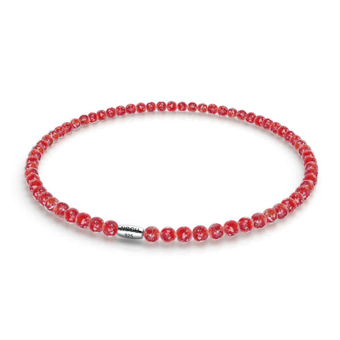Ruby | .925 Sterling Silver | Firefly Glass Wrap