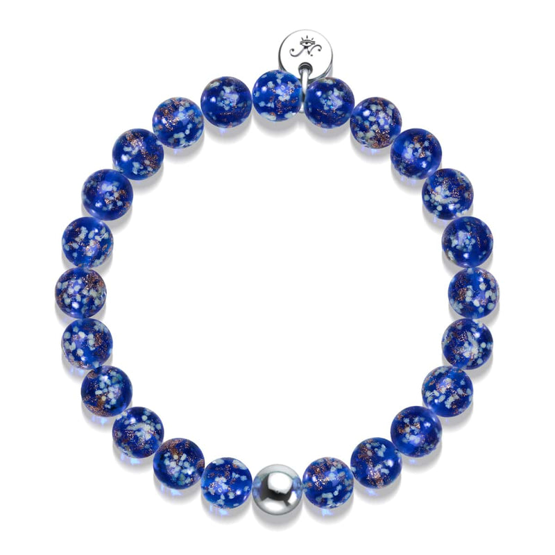 Sapphire | .925 Sterling Silver | Firefly Glass Bracelet