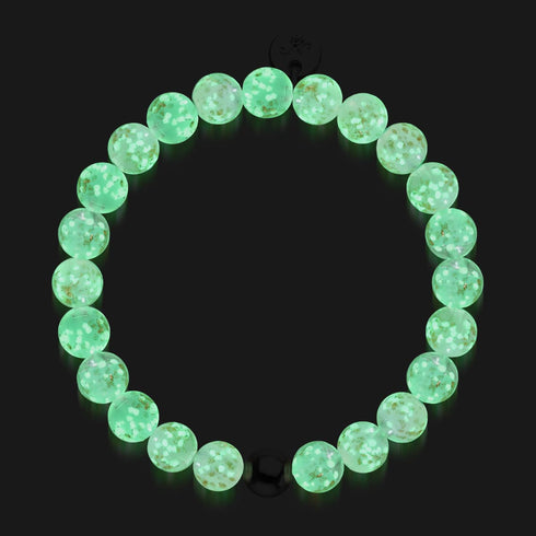 Succulent | .925 Sterling Silver | Firefly Glass Bracelet