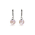 Guava | .925 Sterling Silver | Firefly Glass Huggie Earrings