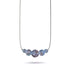 Indigo | .925 Sterling Silver | Firefly Glass Infinity Clasp Necklace