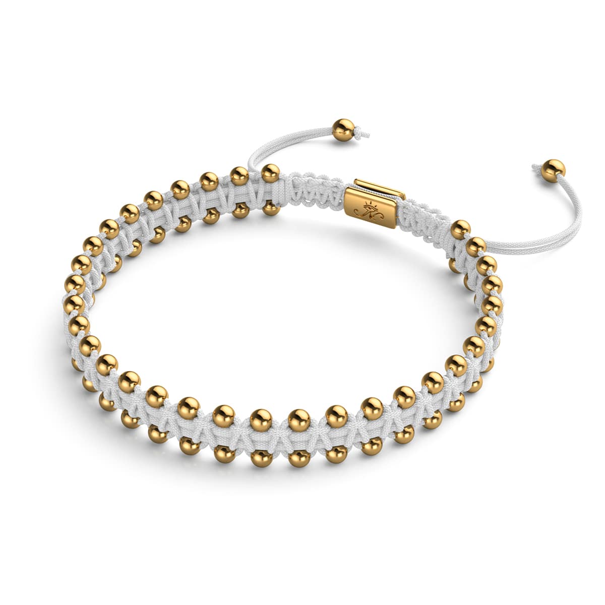 Gold x White | Friendship DOT Bracelet