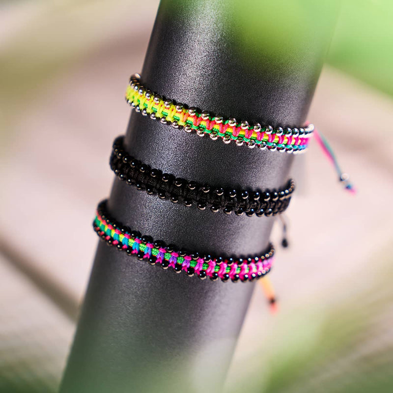 Gunmetal x Spectrum | Friendship DOT Bracelet