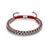 Red x Silver | Gaia Wheat Chain Bracelet