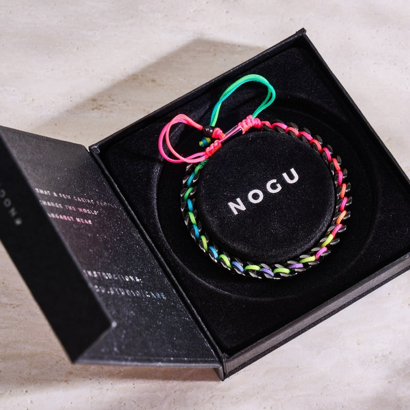 Spectrum x Gunmetal | Gaia Wheat Chain Bracelet