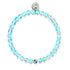 Blue Nebula | .925 Sterling Silver | Galaxy Glass Bead Bracelet