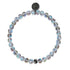 Milky Way | .925 Sterling Silver Gunmetal | Galaxy Glass Bead Bracelet