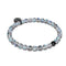 Milky Way | .925 Sterling Silver Gunmetal | Galaxy Glass Bead Bracelet
