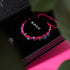 Neon Pink | Rainbow Supernova | Silver | Galaxy Glass Charmballa Bracelet