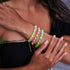 Neon Yellow | Rainbow Supernova | Silver | Galaxy Glass Charmballa Bracelet