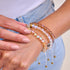 Rainbow Supernova | Gold | Galaxy Glass Macrame Bead Bracelet