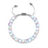 Rainbow Supernova | Silver | Double Galaxy Glass Bracelet