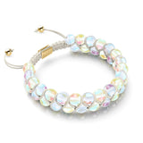 Sunburst x Rainbow Supernova | Gold | Double Galaxy Glass Bracelet