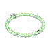 Verdant Moon | .925 Sterling Silver | Galaxy Glass Bead Bracelet