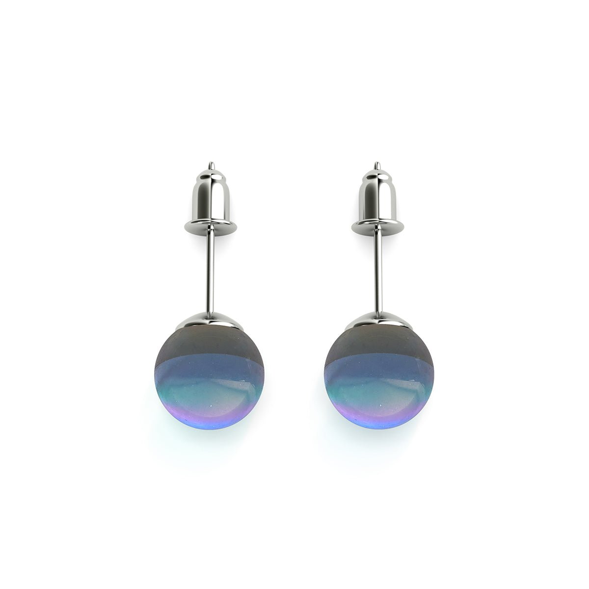 Milky Way | .925 Sterling Silver | Galaxy Glass Stud
