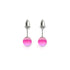 Pink Nebula | .925 Sterling Silver | Galaxy Glass Mini Stud Earrings