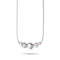 Rainbow Supernova | .925 Sterling Silver | Galaxy Glass Infinity Clasp Necklace