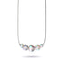 Rainbow Supernova | .925 Sterling Silver | Galaxy Glass Infinity Clasp Necklace
