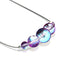 Ultraviolet | .925 Sterling Silver | Galaxy Glass Infinity Clasp Necklace