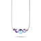 Ultraviolet | .925 Sterling Silver | Galaxy Glass Infinity Clasp Necklace