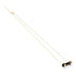 Black Agate | Gold | Gemstone Bar Necklace