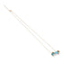 Turquoise | Rose Gold | Gemstone Bar Necklace