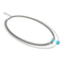 Turquoise x Silver | Gemstone Chain Necklace