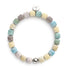Amazonia | Silver | Gemstone Pebble Bracelet