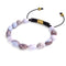 Botswana Agate | Gold | Gemstone Pebble Macrame Bracelet