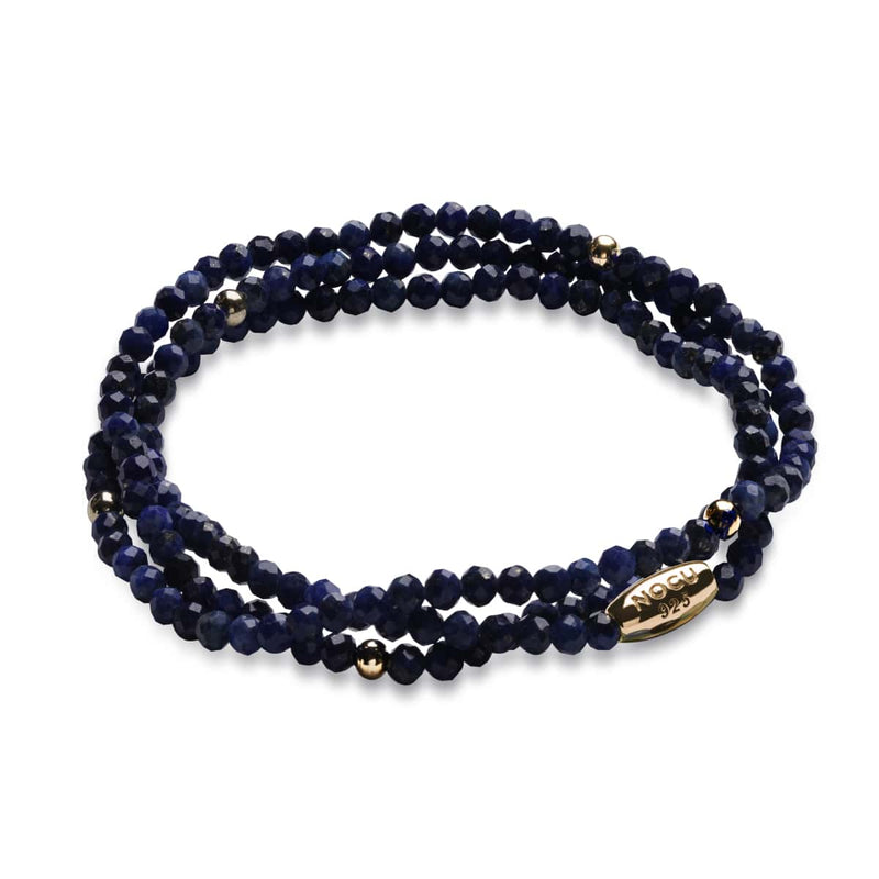 Lapis | .925 Sterling Gold Vermeil | Gemstone Wrap