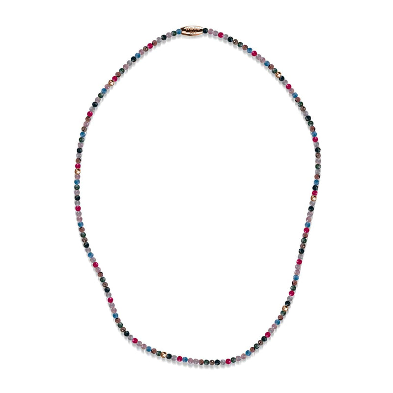 Rainbow Agate | .925 Sterling Rose Gold Vermeil | Gemstone Wrap